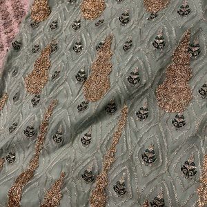 Mint green dress ( Pakistani in large size) 3 pc